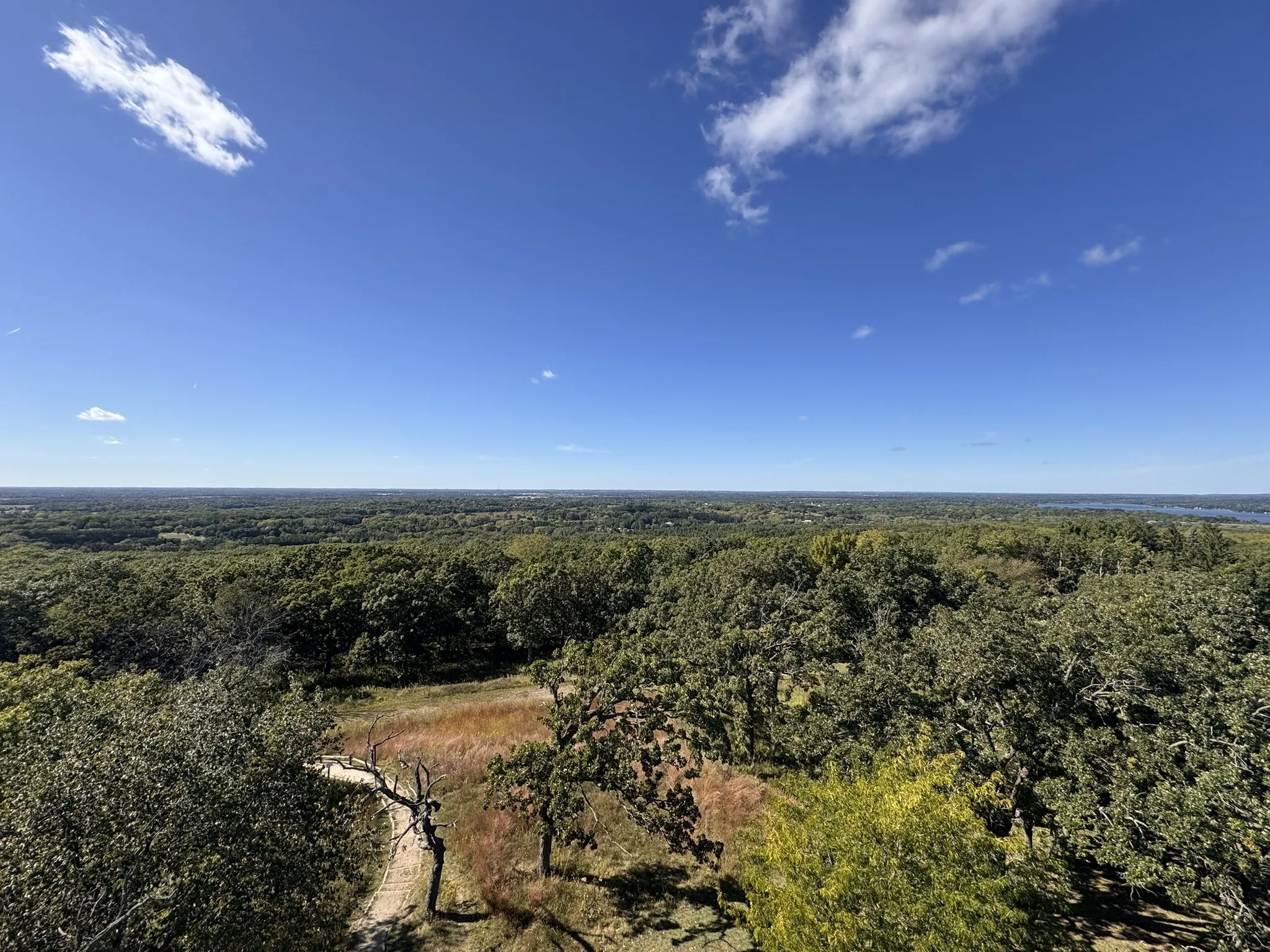 View from Lapham Peak tower