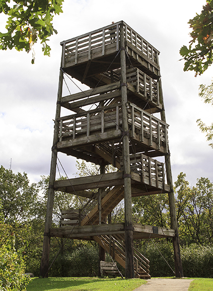 Lapham Peak observation tower